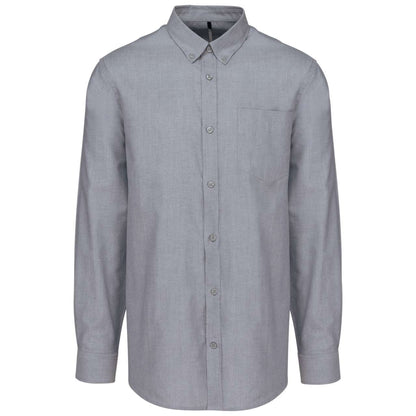 MEN'S LONG-SLEEVED OXFORD SHIRT - Oxford Zinc - Main