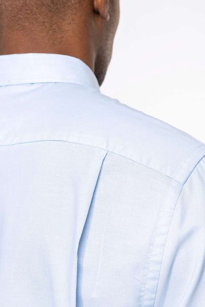 MEN'S SHORT-SLEEVED OXFORD SHIRT - Oxford Blue - Additional