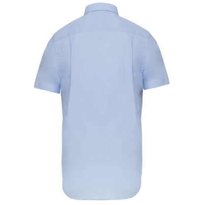 MEN'S SHORT-SLEEVED OXFORD SHIRT - Oxford Blue - Additional