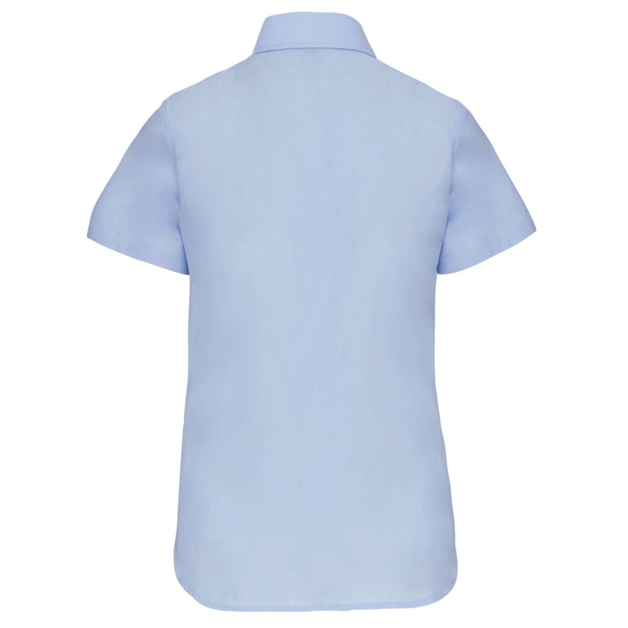 LADIES' SHORT-SLEEVED OXFORD SHIRT - Oxford Blue - Additional