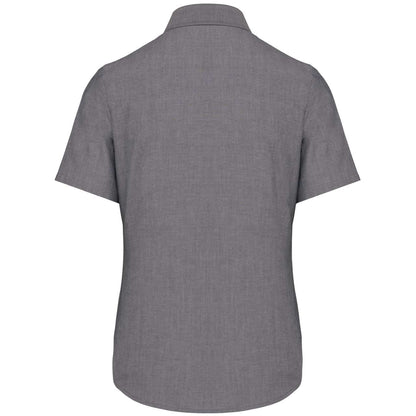 LADIES' SHORT-SLEEVED OXFORD SHIRT - Oxford Silver - Additional