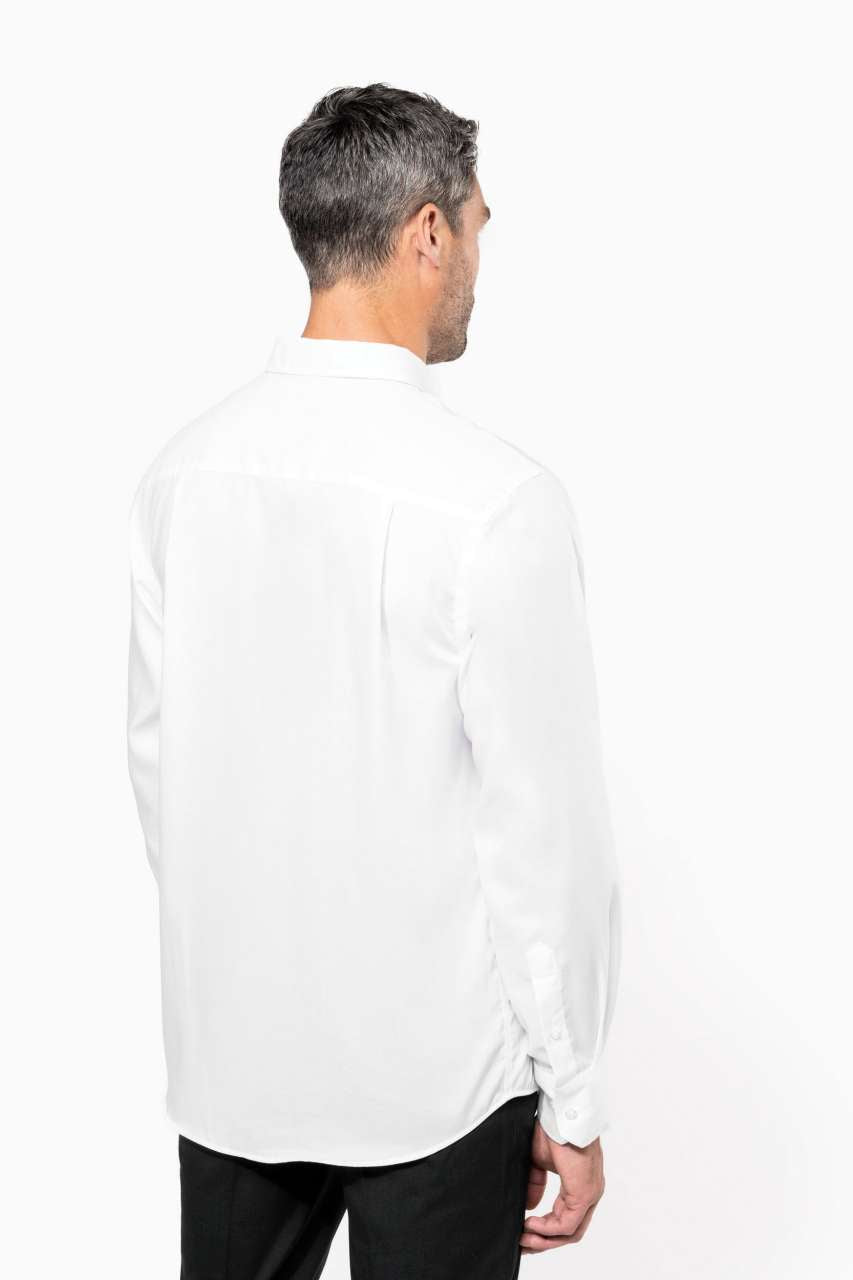 LONG-SLEEVED NON-IRON SHIRT - Black - Additional