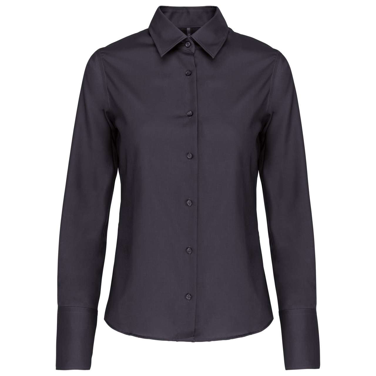 LADIES' LONG-SLEEVED NON-IRON SHIRT - Zinc - Main