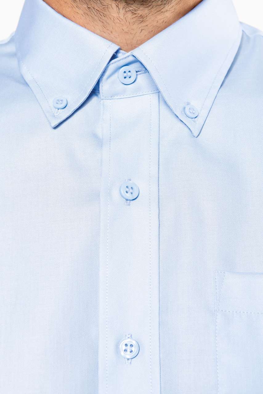 MEN'S SHORT-SLEEVED NON-IRON SHIRT - Black - Additional