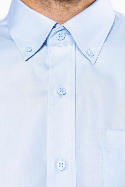 MEN'S SHORT-SLEEVED NON-IRON SHIRT - Black - Additional