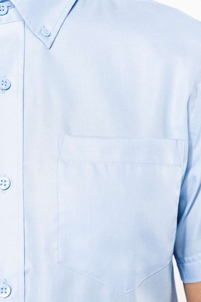 MEN'S SHORT-SLEEVED NON-IRON SHIRT - White - Additional