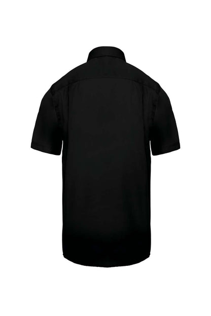 MEN'S SHORT-SLEEVED NON-IRON SHIRT - Black - Additional
