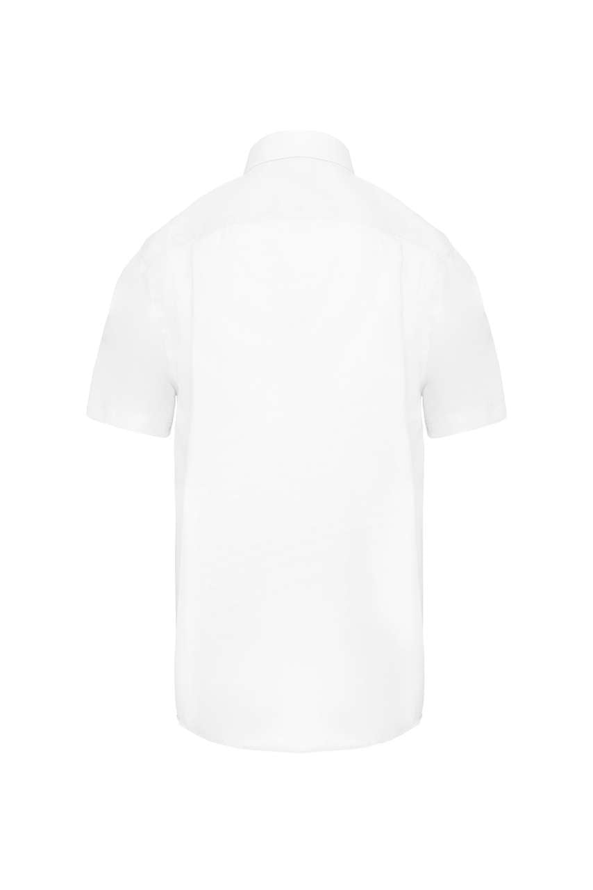 MEN'S SHORT-SLEEVED NON-IRON SHIRT - White - Additional