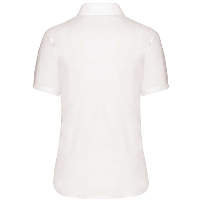 LADIES' SHORT-SLEEVED NON-IRON SHIRT - White - Additional