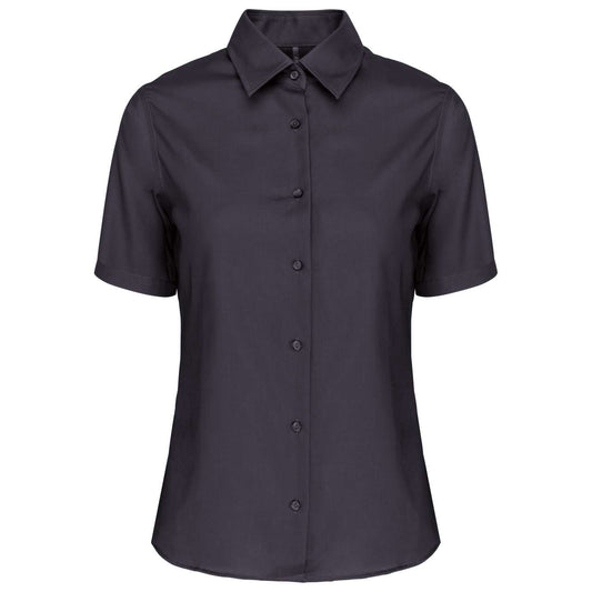 LADIES' SHORT-SLEEVED NON-IRON SHIRT - Zinc - Main