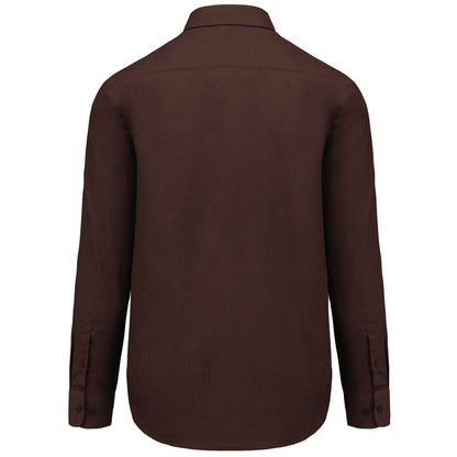JOFREY - LONG-SLEEVED SHIRT - Brown - Additional