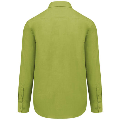 JOFREY - LONG-SLEEVED SHIRT - Burnt Lime - Additional