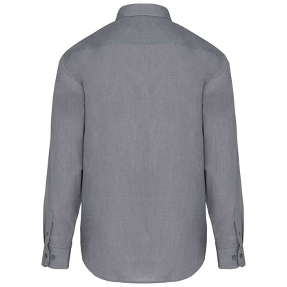 JOFREY - LONG-SLEEVED SHIRT - Marl Storm Grey - Additional