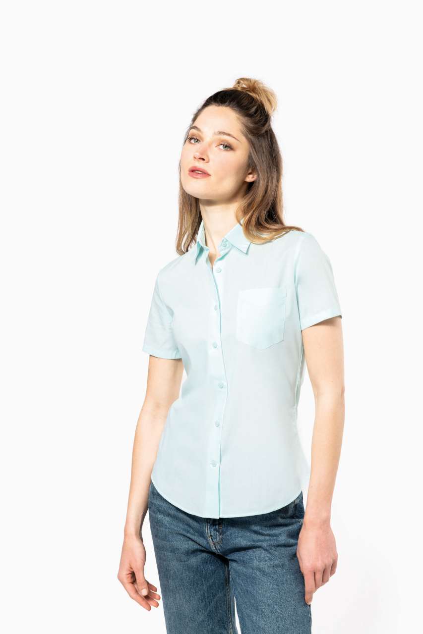 JUDITH - LADIES' SHORT-SLEEVED SHIRT - Angora - Additional
