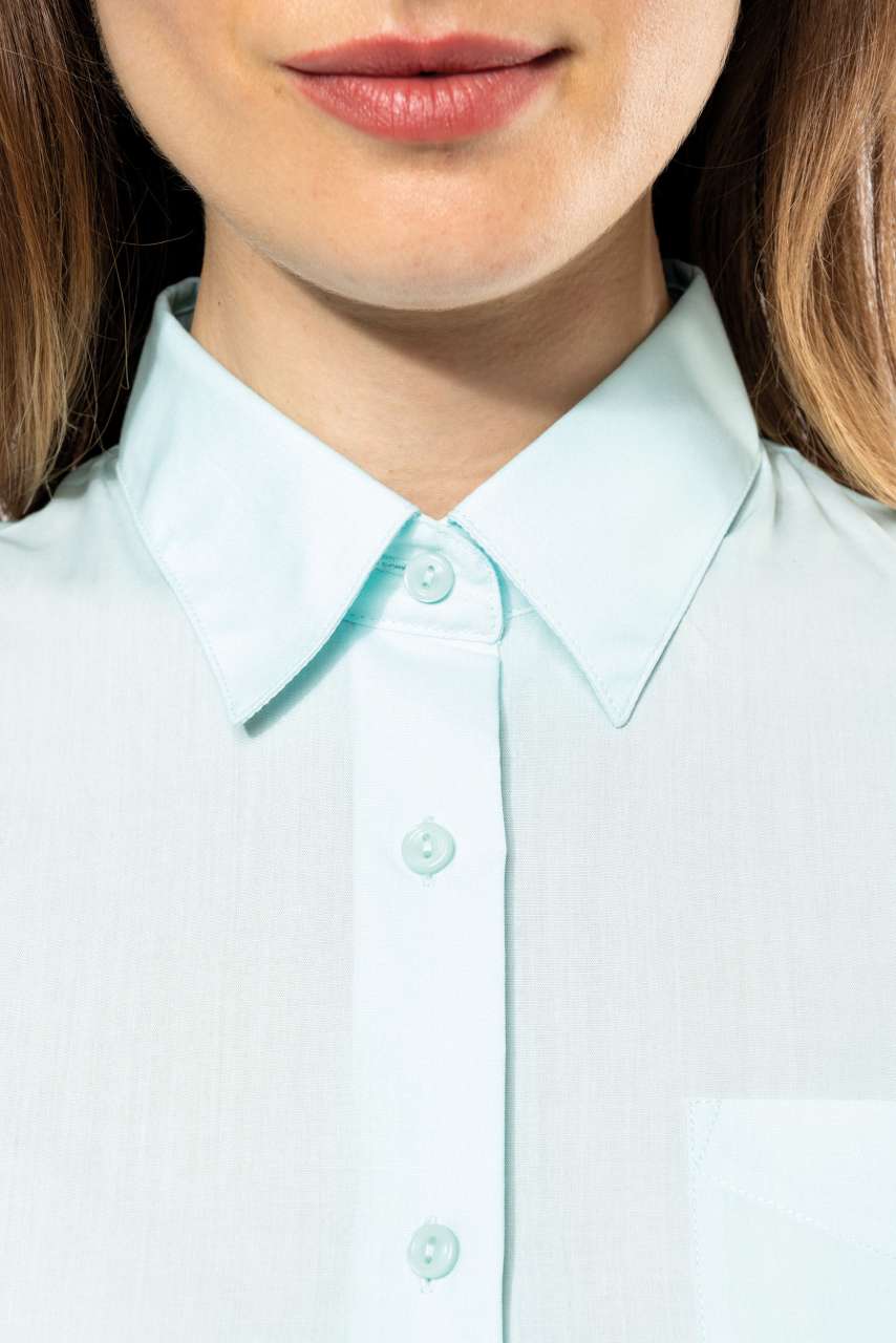 JUDITH - LADIES' SHORT-SLEEVED SHIRT - Silver - Additional