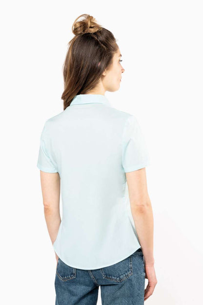 JUDITH - LADIES' SHORT-SLEEVED SHIRT - Light Royal Blue - Additional