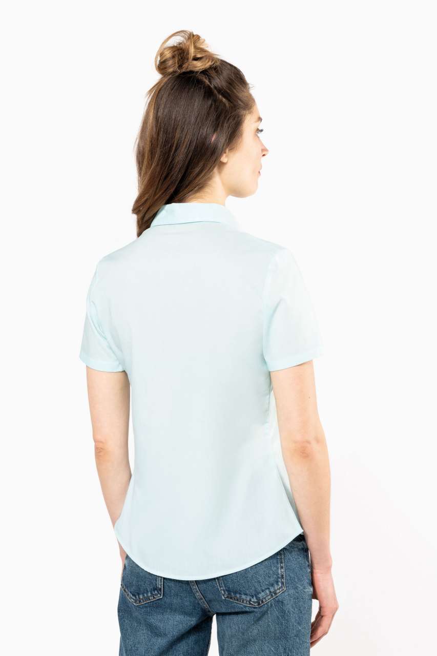 JUDITH - LADIES' SHORT-SLEEVED SHIRT - Cobalt Blue - Additional