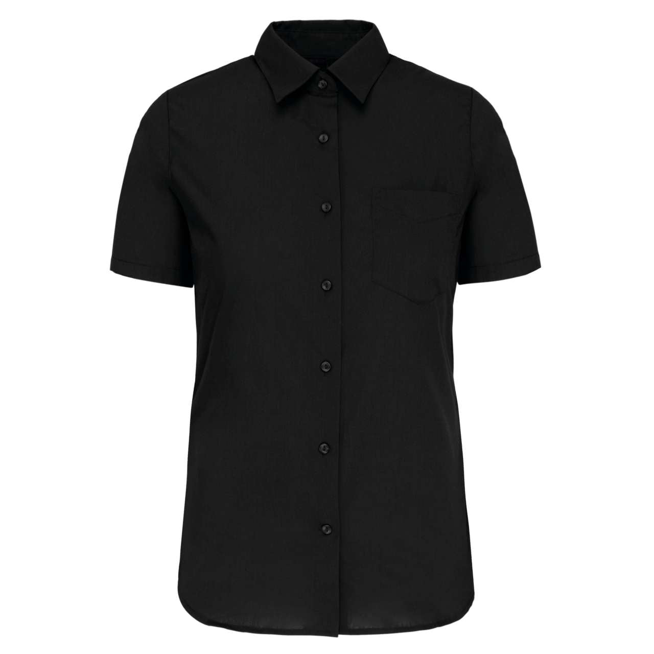JUDITH - LADIES' SHORT-SLEEVED SHIRT - Black - Main