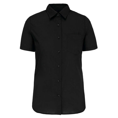 JUDITH - LADIES' SHORT-SLEEVED SHIRT - Black - Main