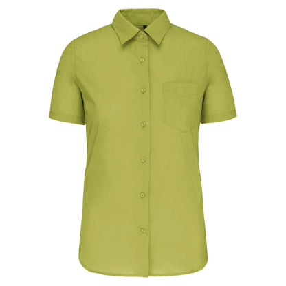 JUDITH - LADIES' SHORT-SLEEVED SHIRT - Burnt Lime - Main