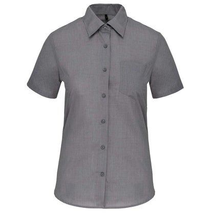 JUDITH - LADIES' SHORT-SLEEVED SHIRT - Marl Storm Grey - Main