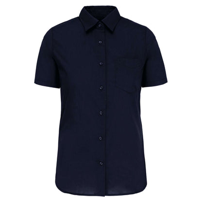 JUDITH - LADIES' SHORT-SLEEVED SHIRT - Navy - Main
