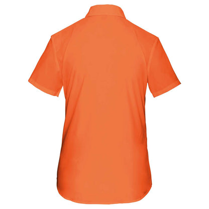 JUDITH - LADIES' SHORT-SLEEVED SHIRT - Orange - Additional