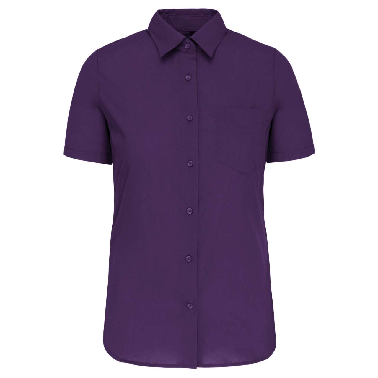 JUDITH - LADIES' SHORT-SLEEVED SHIRT - Purple - Main