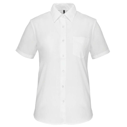 JUDITH - LADIES' SHORT-SLEEVED SHIRT - White - Main