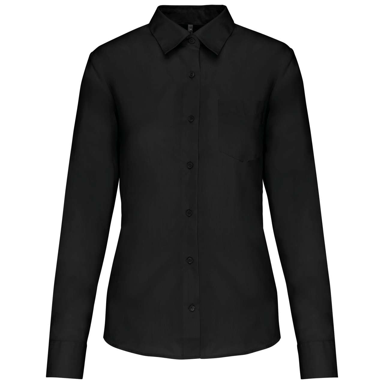 JESSICA - LADIES' LONG-SLEEVED SHIRT - Black - Main