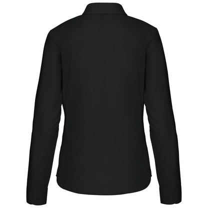 JESSICA - LADIES' LONG-SLEEVED SHIRT - Black - Additional