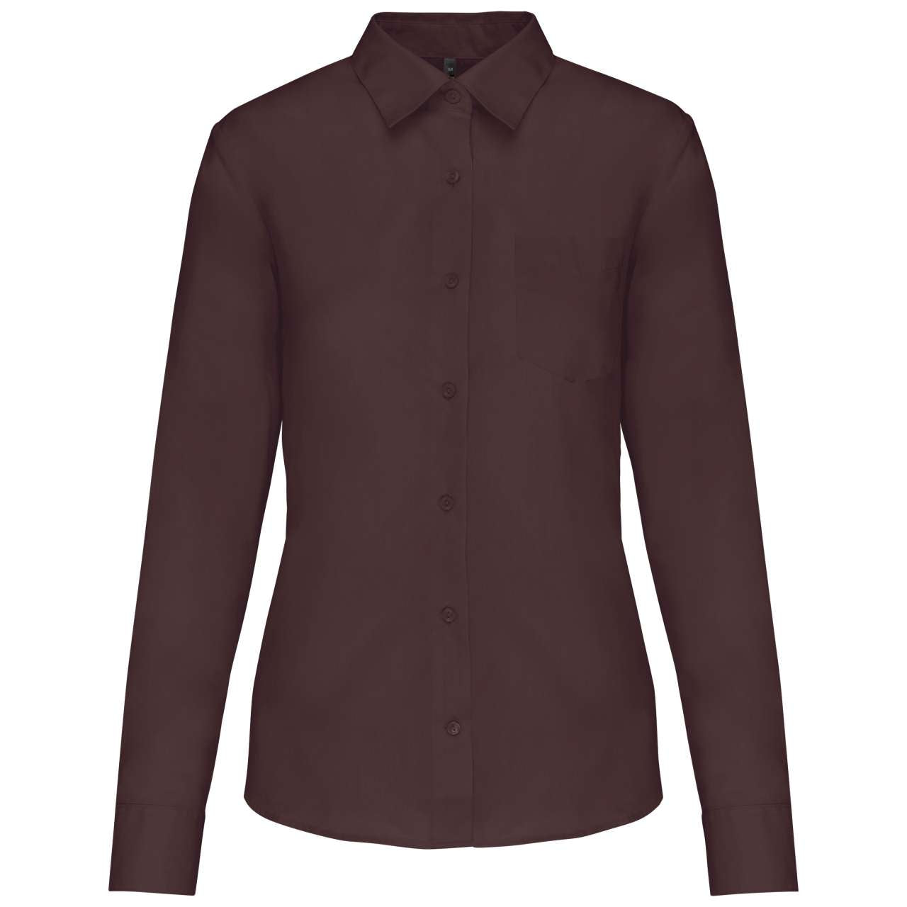 JESSICA - LADIES' LONG-SLEEVED SHIRT - Brown - Main