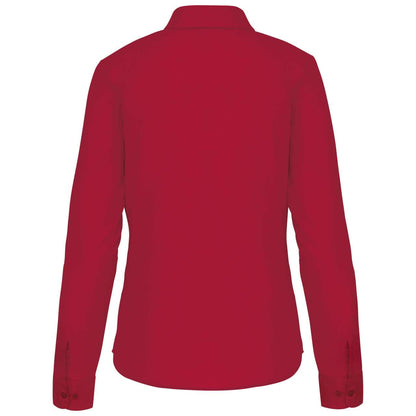 JESSICA - LADIES' LONG-SLEEVED SHIRT - Classic Red - Additional
