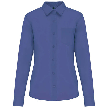 JESSICA - LADIES' LONG-SLEEVED SHIRT - Cobalt Blue - Main