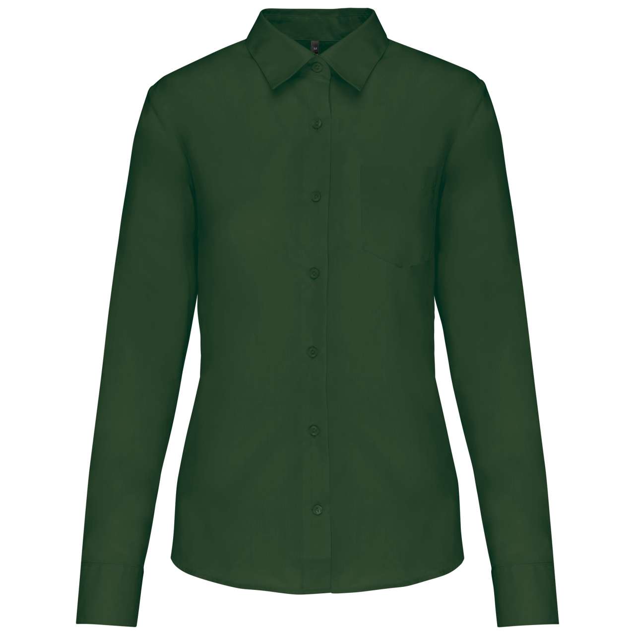 JESSICA - LADIES' LONG-SLEEVED SHIRT - Forest Green - Main