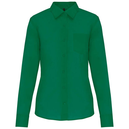 JESSICA - LADIES' LONG-SLEEVED SHIRT - Kelly Green - Main