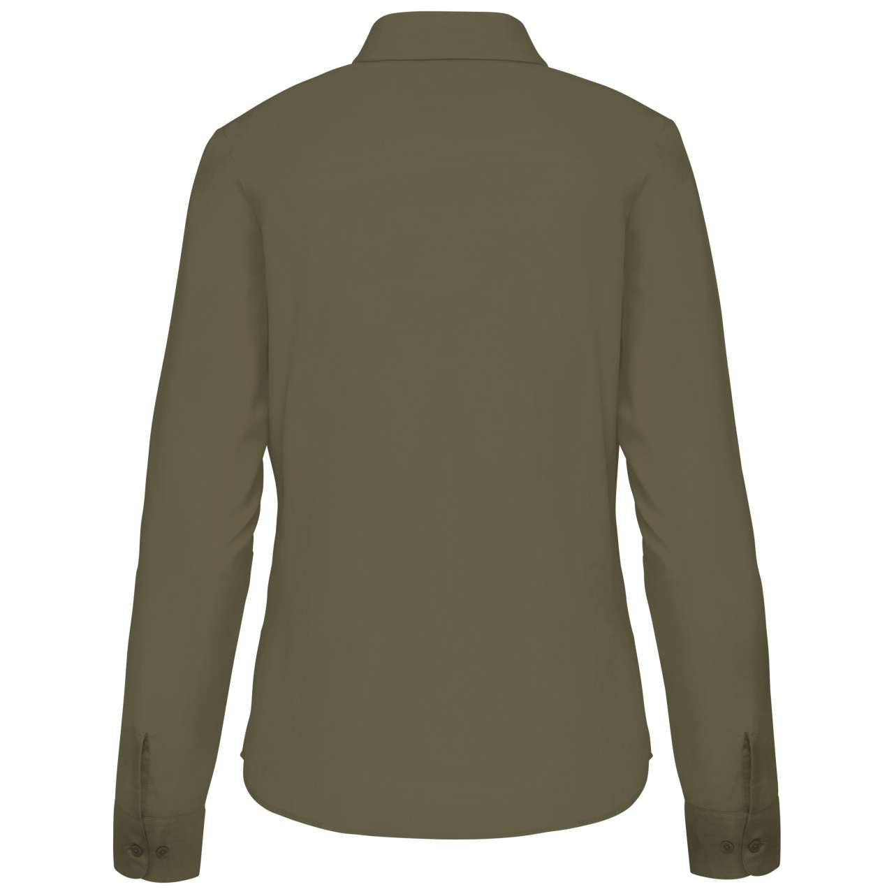 JESSICA - LADIES' LONG-SLEEVED SHIRT - Light Khaki - Additional