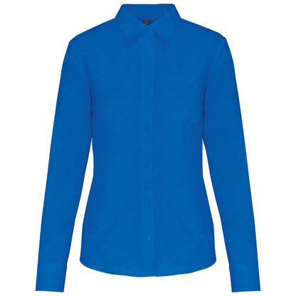 JESSICA - LADIES' LONG-SLEEVED SHIRT - Light Royal Blue - Main