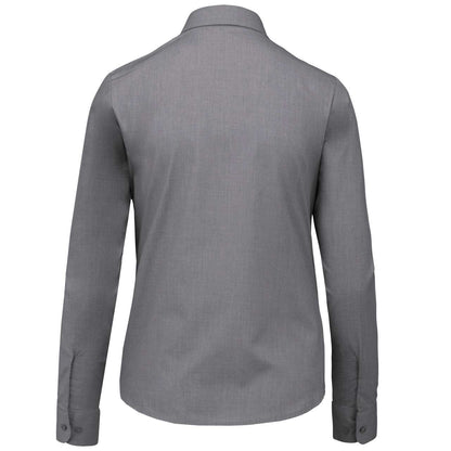 JESSICA - LADIES' LONG-SLEEVED SHIRT - Marl Storm Grey - Additional