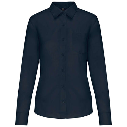 JESSICA - LADIES' LONG-SLEEVED SHIRT - Navy - Main