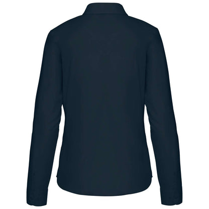 JESSICA - LADIES' LONG-SLEEVED SHIRT - Navy - Additional