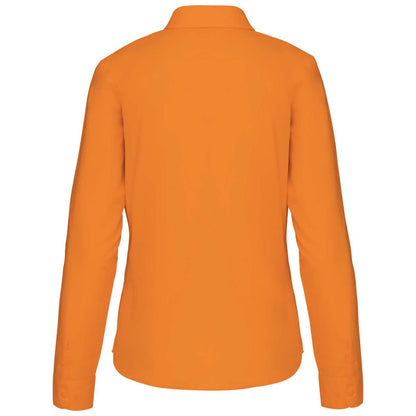 JESSICA - LADIES' LONG-SLEEVED SHIRT - Orange - Additional