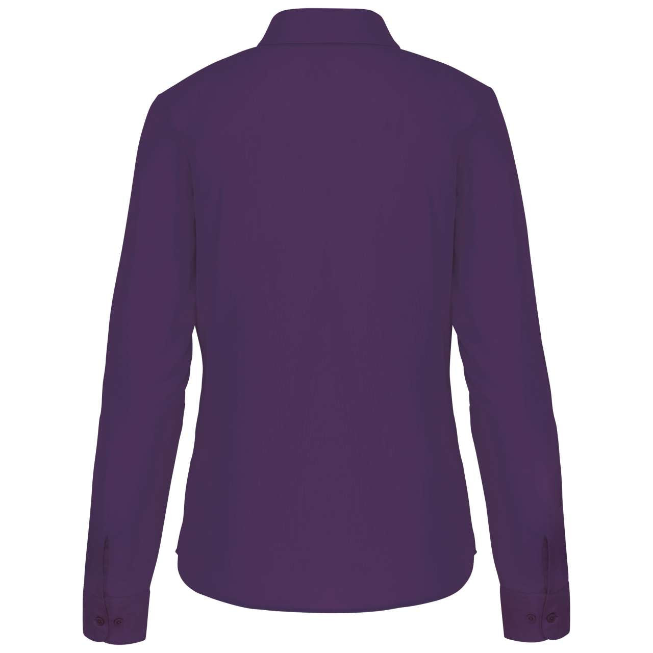 JESSICA - LADIES' LONG-SLEEVED SHIRT - Purple - Additional