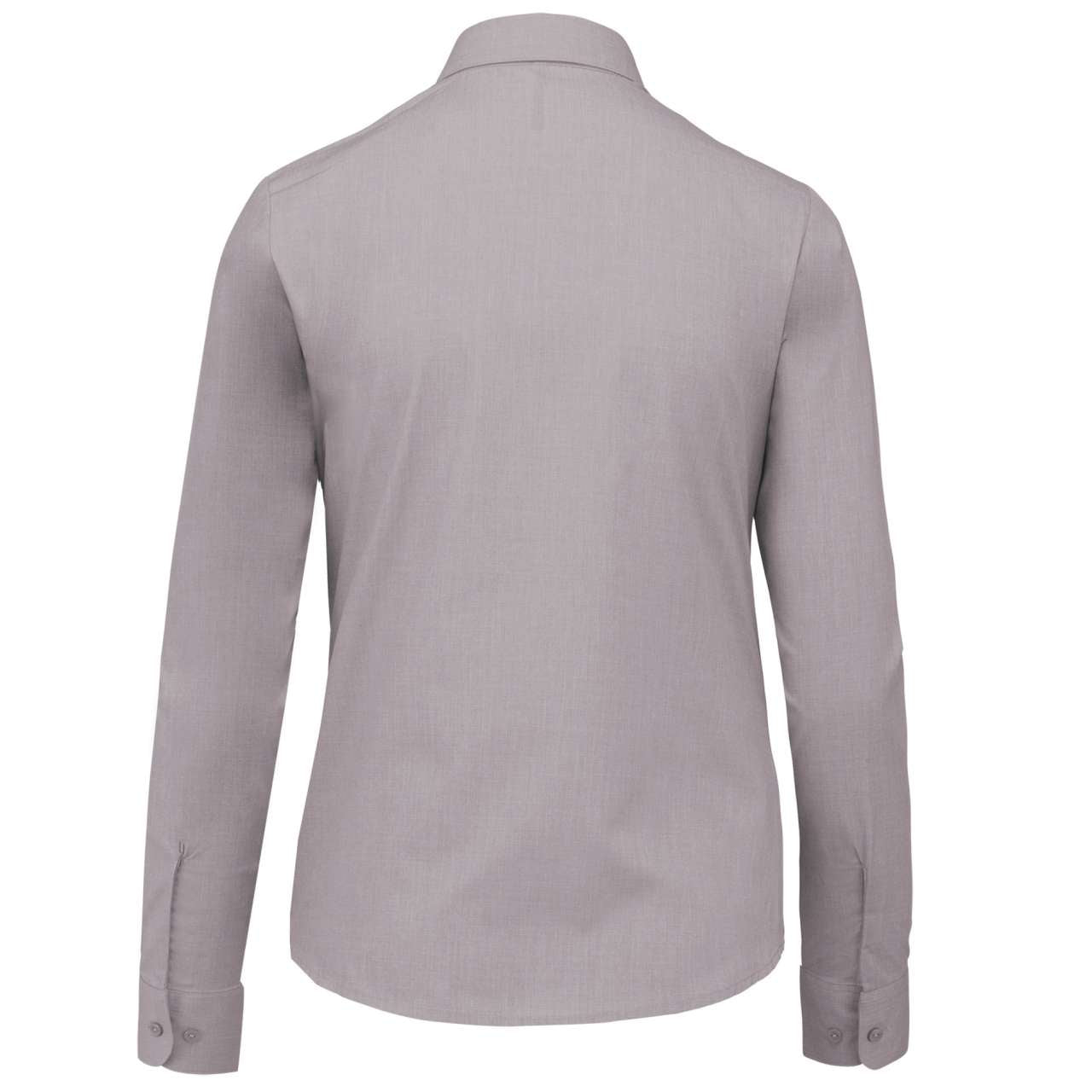 JESSICA - LADIES' LONG-SLEEVED SHIRT - Silver - Additional