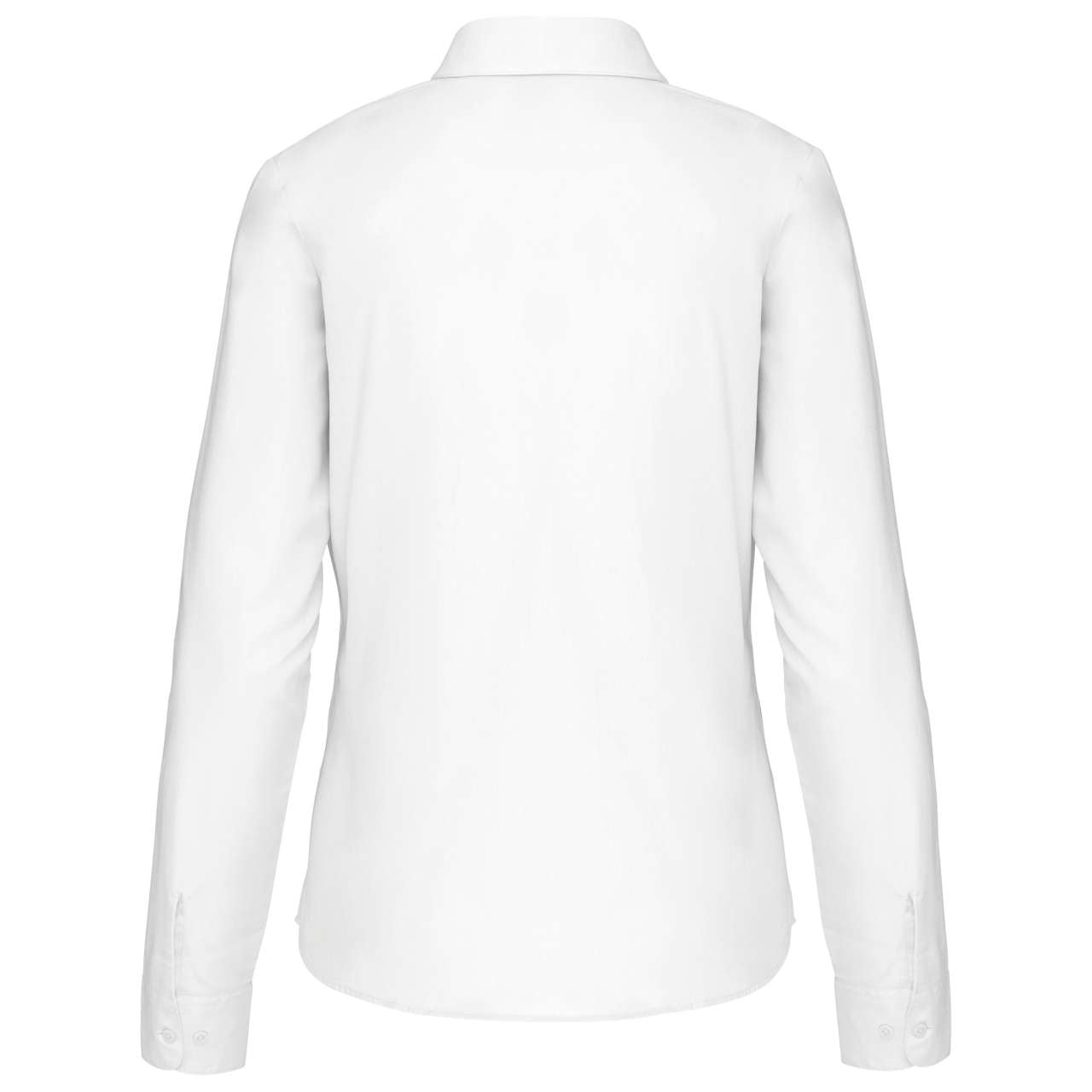 JESSICA - LADIES' LONG-SLEEVED SHIRT - White - Additional