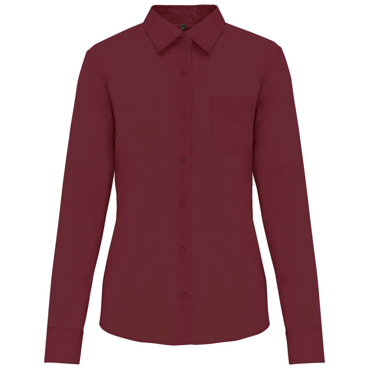JESSICA - LADIES' LONG-SLEEVED SHIRT - Wine - Main