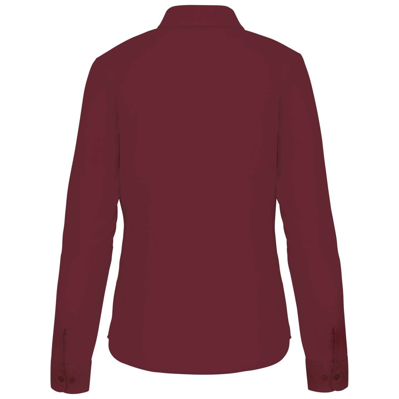 JESSICA - LADIES' LONG-SLEEVED SHIRT - Wine - Additional