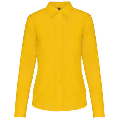 JESSICA - LADIES' LONG-SLEEVED SHIRT - Yellow - Main