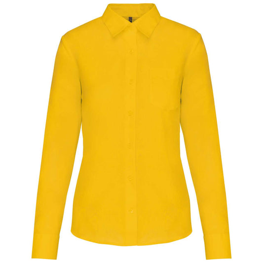 JESSICA - LADIES' LONG-SLEEVED SHIRT - Yellow - Main