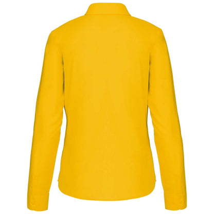 JESSICA - LADIES' LONG-SLEEVED SHIRT - Yellow - Additional